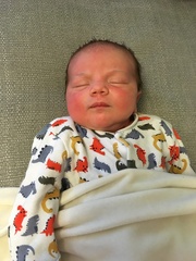 Help please - worried about bright red newborn