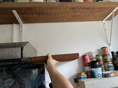Please help me with my open plan kitchen shelves!