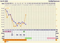 Tracking your cycle and possible BFP using RHR - part 4