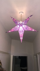 Not as Christmassy as I’d hoped star lights