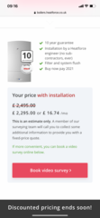 Cost of new combi? Is this quote reasonable?