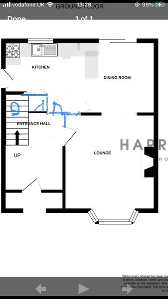 1930s knock through design advice