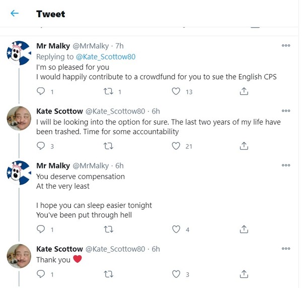 Scottow conviction overturned on appeal.