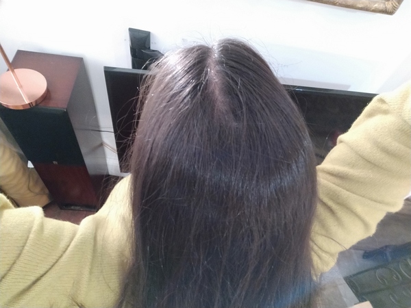 To train my hair to be washed only once a week