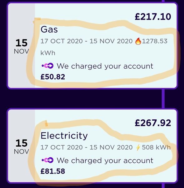 How much do you pay for Gas & Electricity?