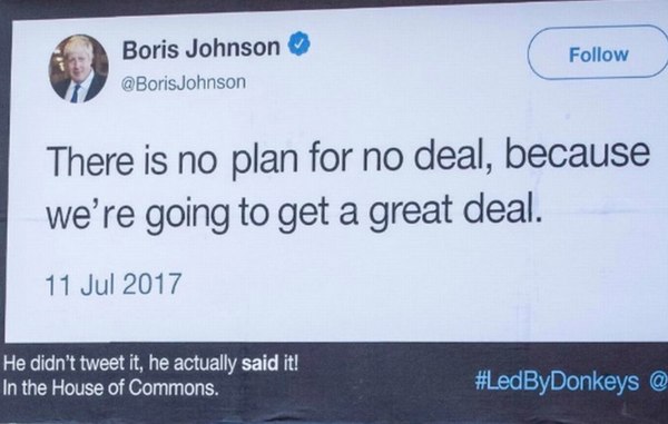 EU blackmailing the UK