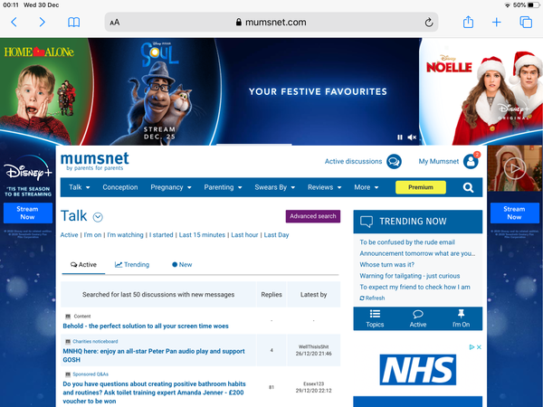 Adverts on desktop site too big