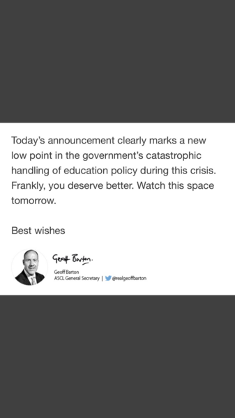 The Thirty-Third Republic - End of term and DfE threats- cheers all!