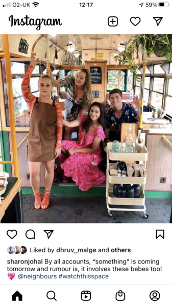 Neighbours Spoilers.  Will Elly go to jail?  Will Bea pen a new song about the mine?  Who's going to keep Asteroid?  How will we cope on two episodes a week?  Will they all go into lockdown?