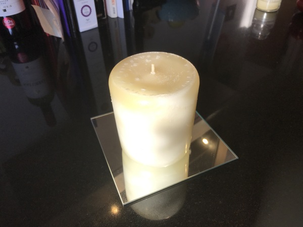 Reusing / remaking a candle in a broken glass jar?