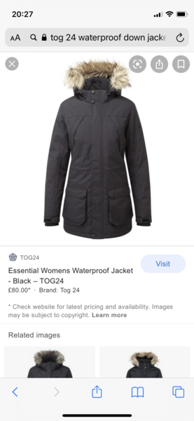 Waterproof, long puffer coat?