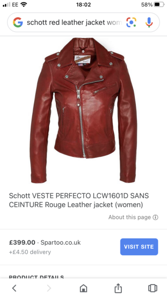 Do I want a red leather jacket?