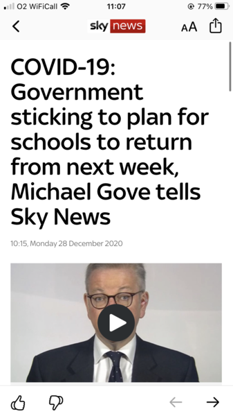 Schools could be closed until Feb half term!