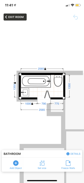 Small bathroom ideas - wall hung fittings?