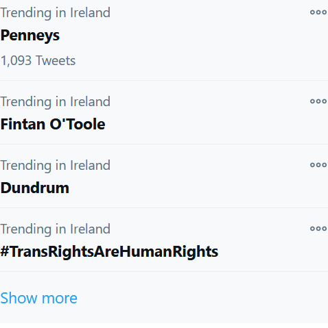 Irish women will be heard (trending)