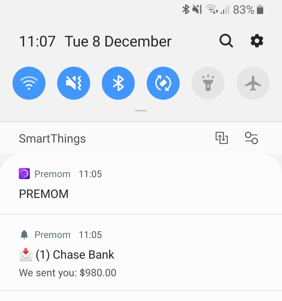 Dodgy notification from Premom