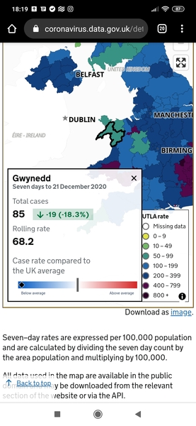 What is your rate per 100,000?  New variant era