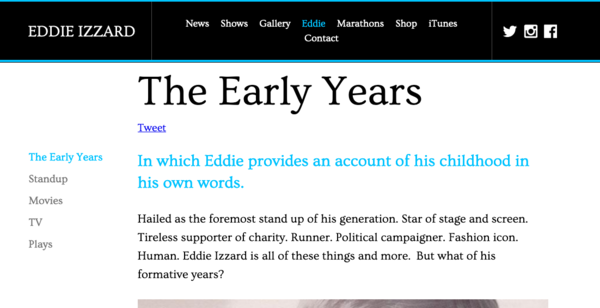 Eddie Izzard...