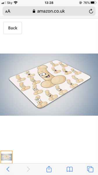 Boob Mouse Mat 13 year old DS