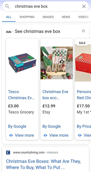 To ask what a Christmas Eve box is?