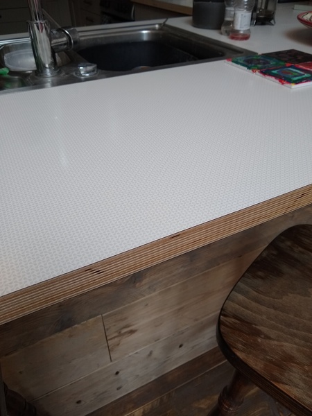 Is a white/grey marble effect laminate a bad idea?
