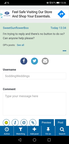 How do I join a thread or reply to a thread?
