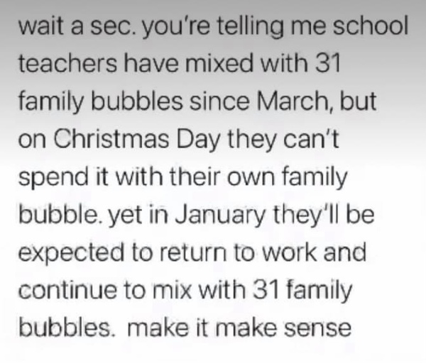 To ask how confident you are schools will be going back as normal