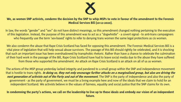 Urgent action for those in Scotland