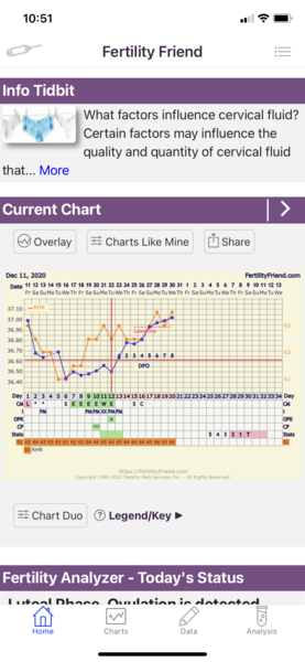 Tracking your cycle and possible BFP using RHR - part 4