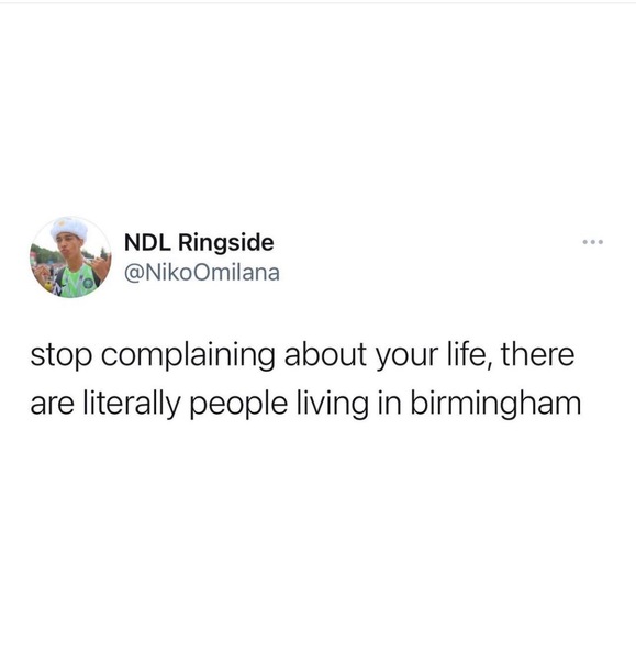 To say we have it a lot worse?