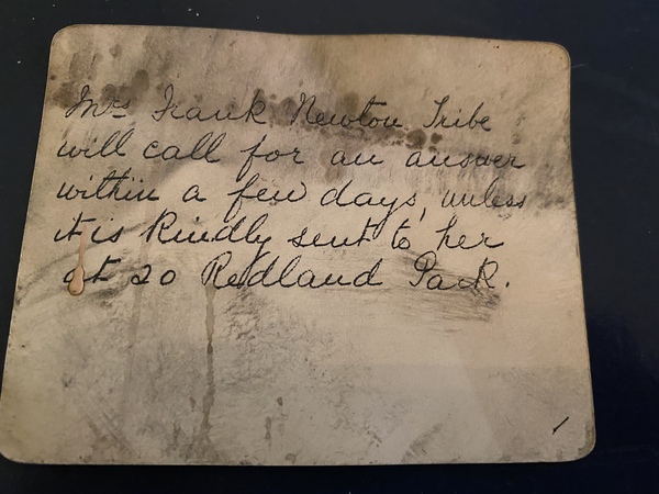 If you live in an old house what's the most weird / interesting thing you've found?