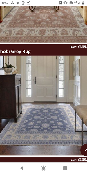 What style of rug looks classy and timeless?