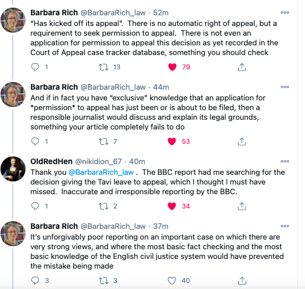 Keira Bell's JR - judgement on December 1st.