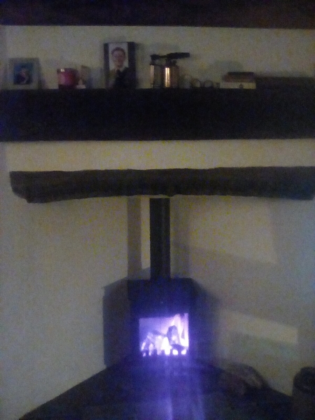 If you've got a fireplace, what's above it?