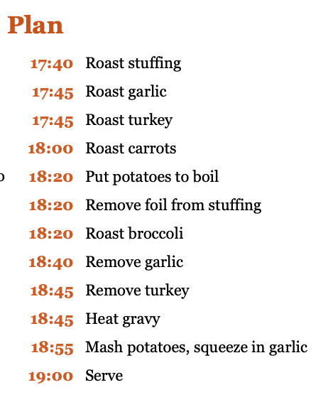 To ask how the f you cook a Christmas dinner ?