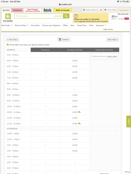 Ocado tips, tricks subs, M&S shortbread giveaways and defectors..