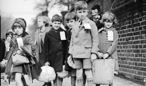 Mass evacuation of London