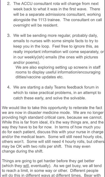 Hospital staff, tell us the reality