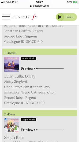 Can anyone help me find this arrangement of Coventry Carol?!