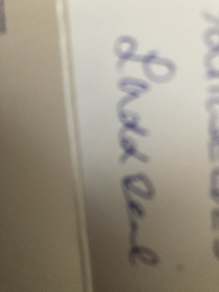 Name I Can’t Read On Card.