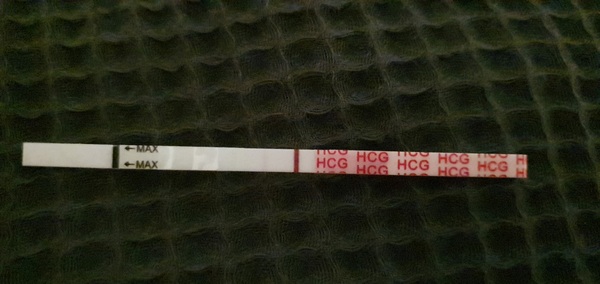 Positive test, darker since yesterday?