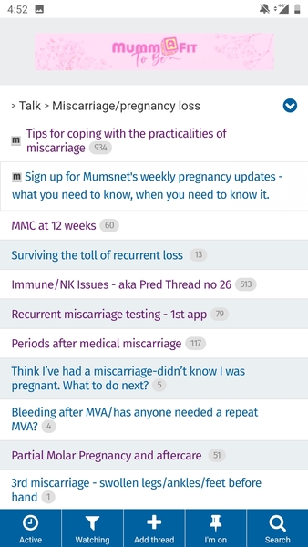 Has anyone else got these unhelpful threads in Infertility?