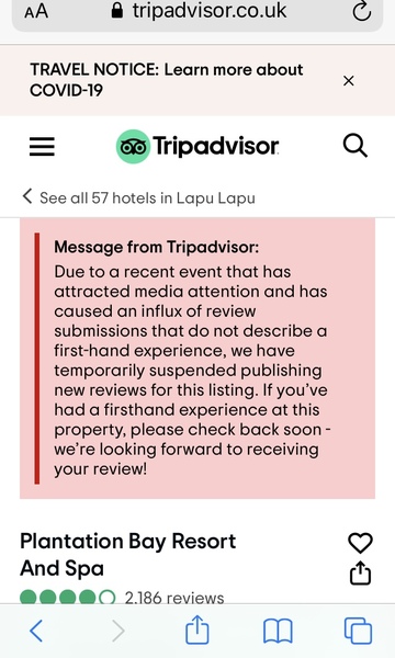 Resort manager has a point?
