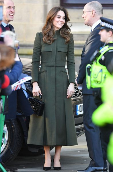 Royal style - how we love Kate in a red coat