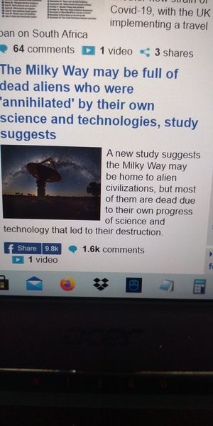Do you believe that aliens ...