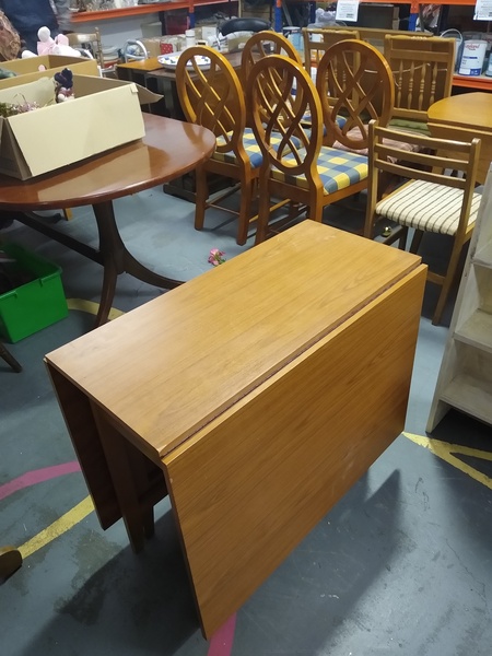Folding table for Christmas dinner