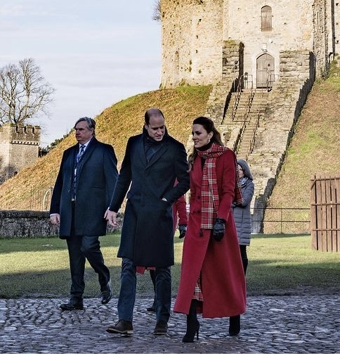 Royal style - how we love Kate in a red coat