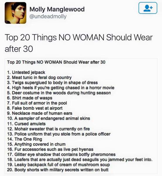 To think overtly sexy dressing looks very old fashioned?
