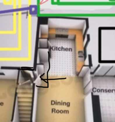 Is there an answer to this downstairs toilet conundrum (with diagram?)