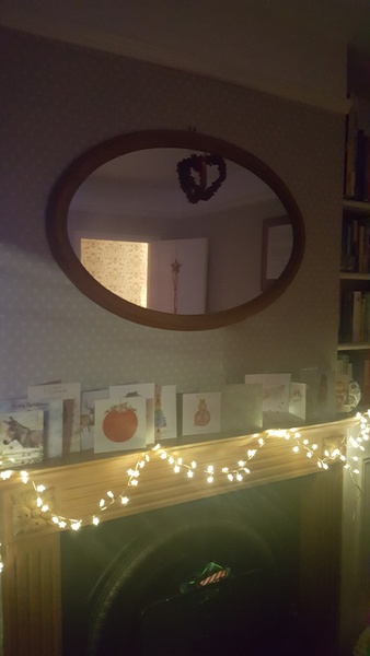 If you've got a fireplace, what's above it?